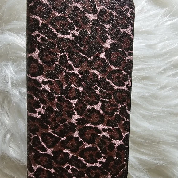 Trina Turk Brown and Black Leopard Wallet - Picture 2 of 5